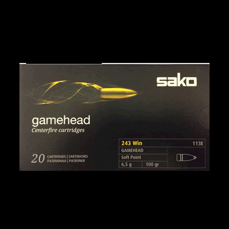 Sako .243 Gamehead 113E SP 100Gr - Image 1