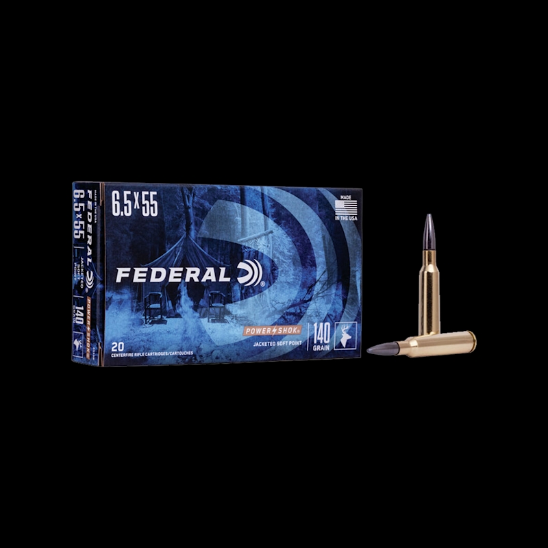 Federal Power Shok 6.5X55 140Gr Swedish Mauser - Image 1