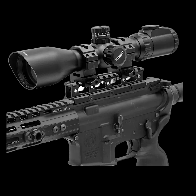 UTG Super Slim Picatinney Riser Mount 13 Slot 1" Height - Image 3