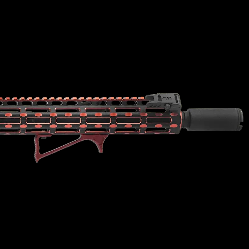 UTG Ultra Slim Angled Foregrip M-Lok Red - Image 3