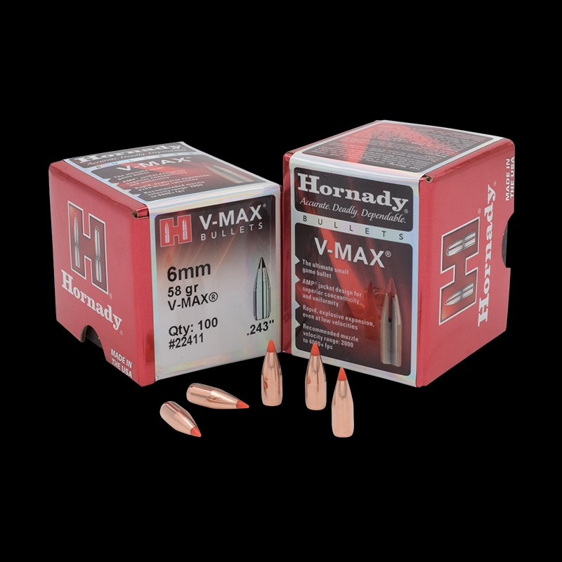Hornady 6Mm 58Gr V-Max (100) - Image 1
