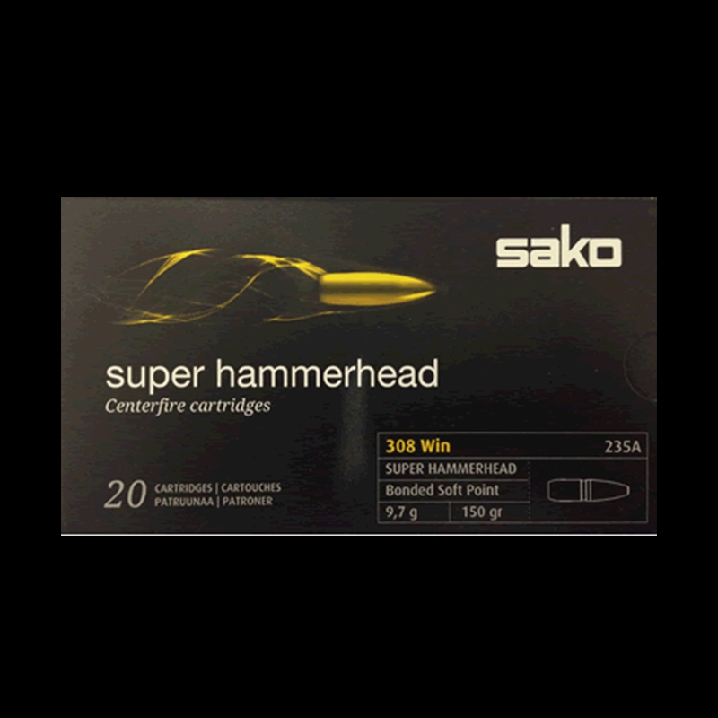 Sako .308 235A Super Hammerhead 150gr - Image 1
