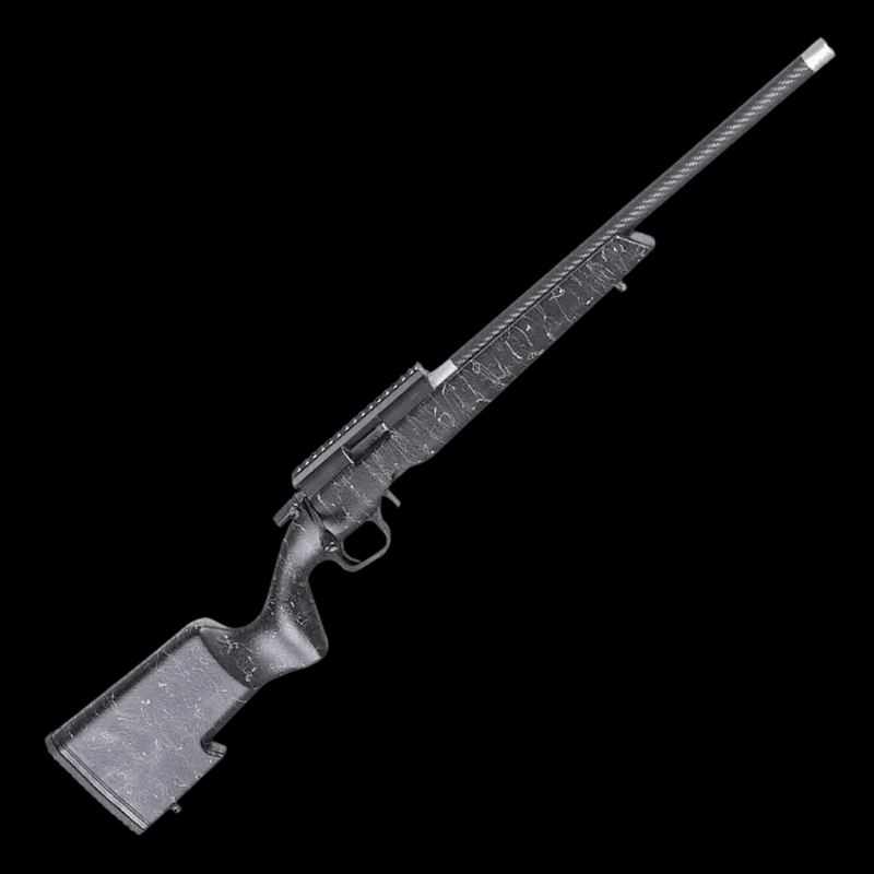 Christensen Arms Ranger 22LR Rifle Black/Grey Webbing - Image 1