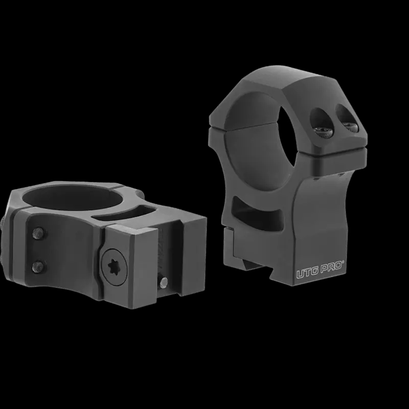 UTG PRO POI 30mm Scope Rings Dovetail High - Image 1