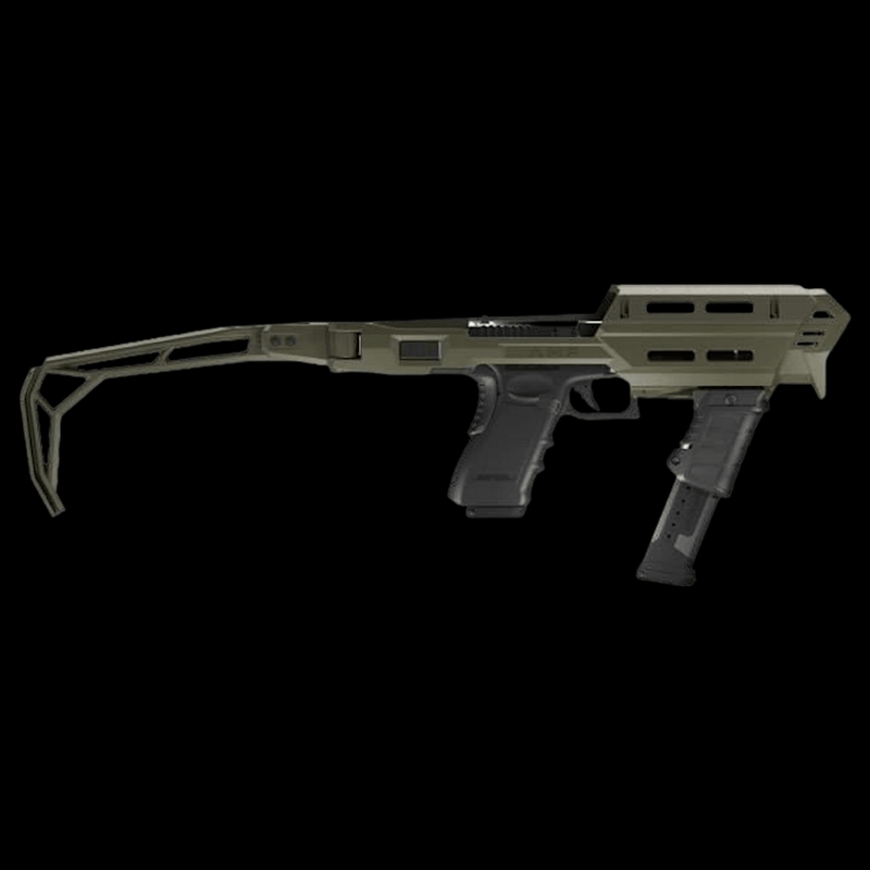 FAB Defense KPOS Amp Pistol Conversion Kit Green - Image 1