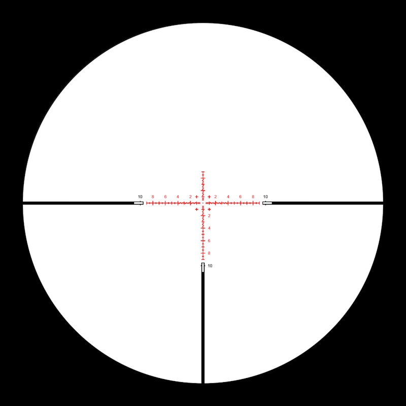WULF Hurricane Compact SFP IR Rifle Scope W-Mil Reticle 4-14x44 - Image 3