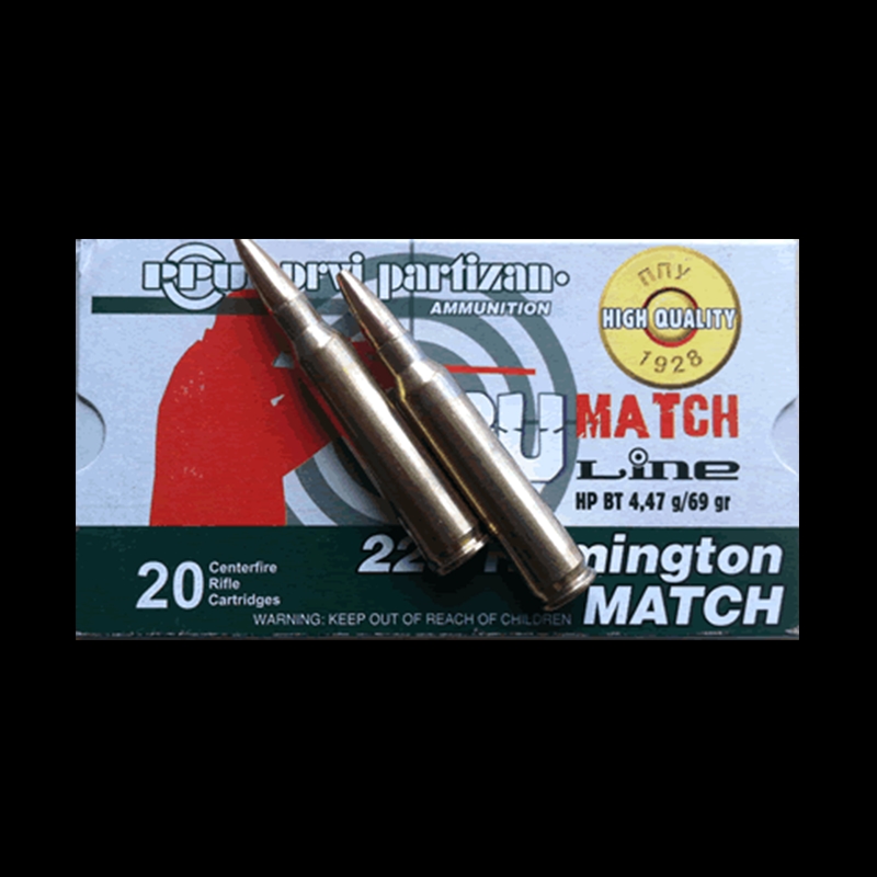 Prvi Partizan 223 FMJ 69gr Ammo - Image 1
