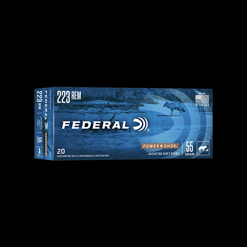 Federal Power Shok 223 Sp 55G - Image 1