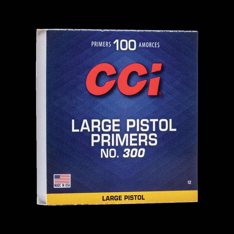 CCI 300 Standard Large Pistol Primer (100 Pack) - Image 1