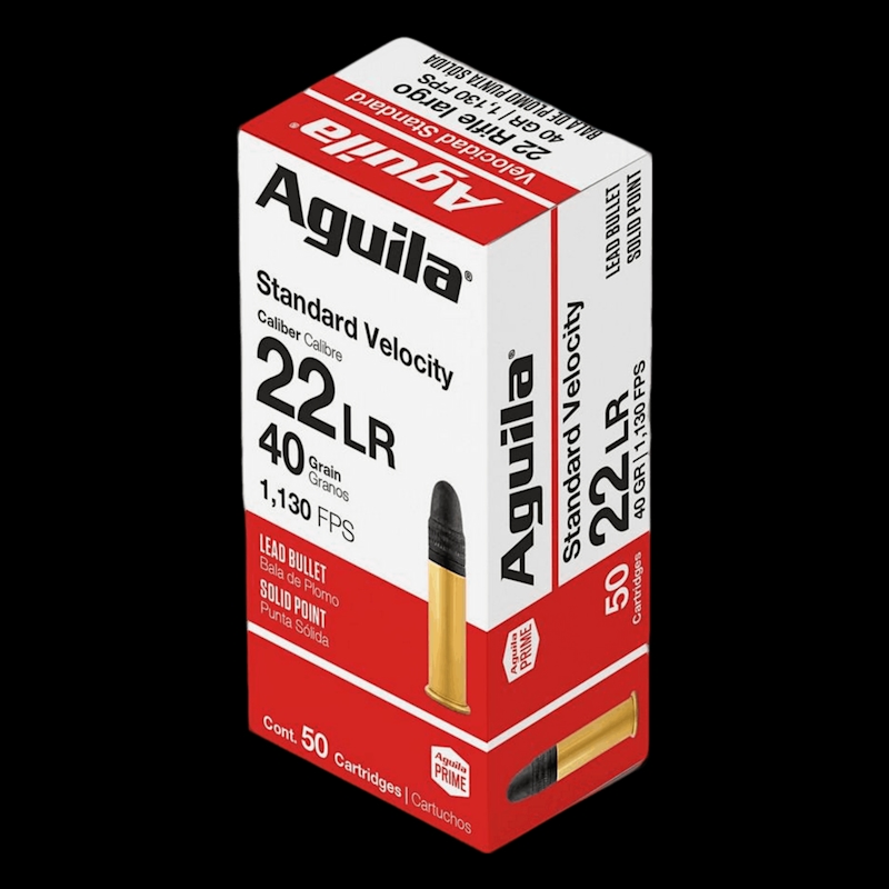 Aguila Standard Velocity 22LR 40gr Ammo - Image 1