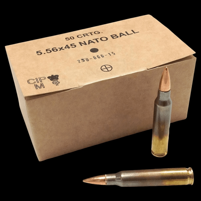 Military GGG 223/5.56 FMJ 62gr Ball Ammunition - Image 1