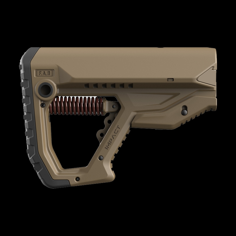 FAB Defense GL Core Impact Collapsible AR15 Buttstock Tan - Image 1