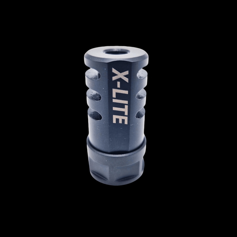 Black Rifle X-Lite Self-Timing Muzzle Brake - Black - Image 2