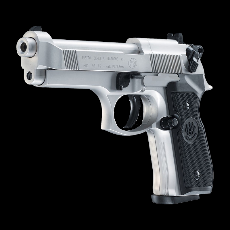 Umarex Beretta 92 FPS Air Pistol Nickel .177 - Image 2