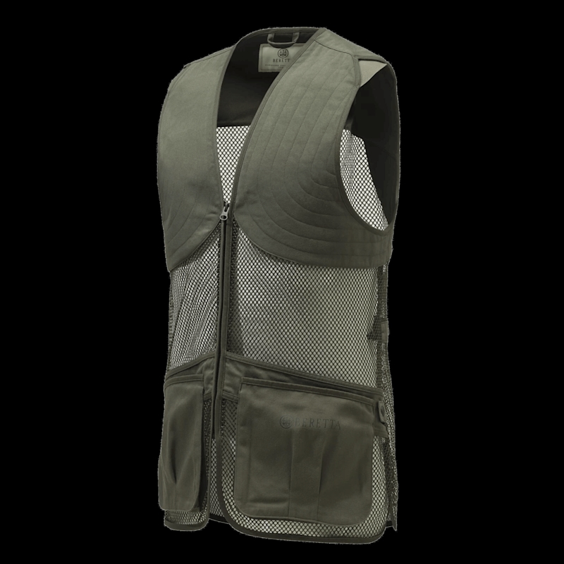 Beretta Full Mesh Vest Green Moss Large - Image 1