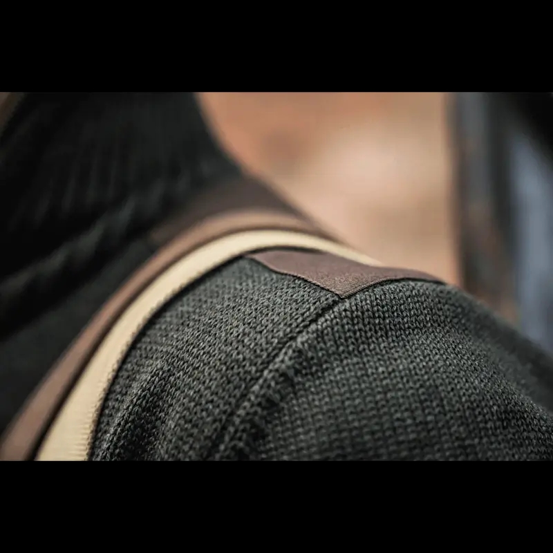 Seeland Haze Windbreaker Knit Dark Brown Medium - Image 4