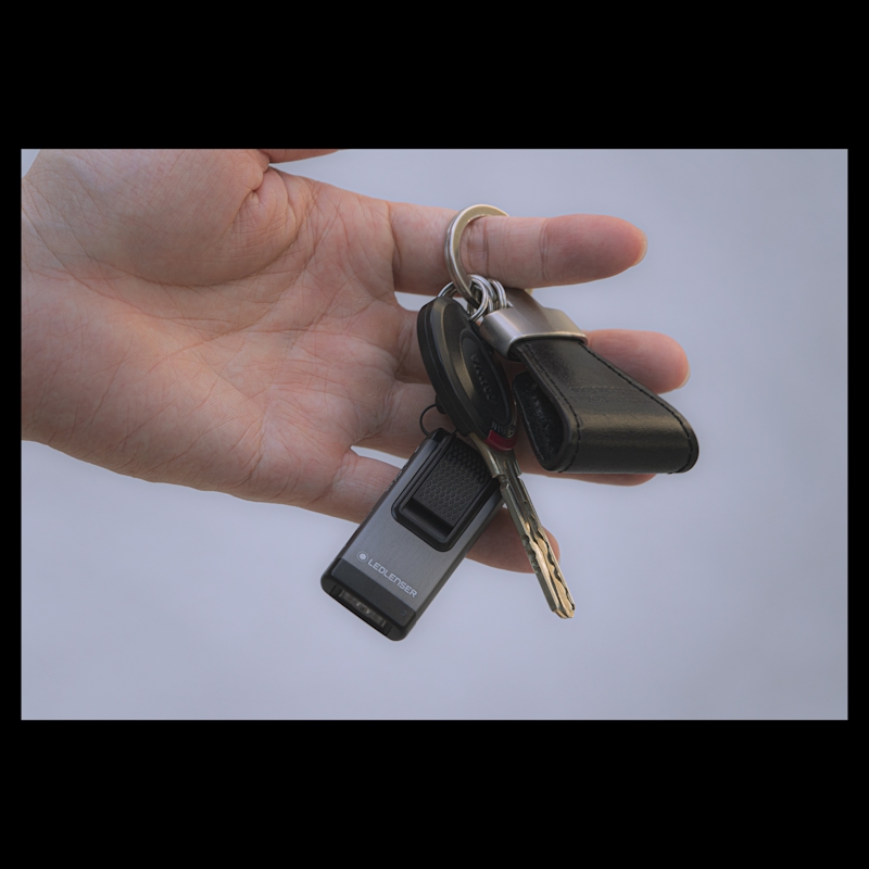 Ledlenser K4R Rechargeable Keyring Torch - Grey - Image 6