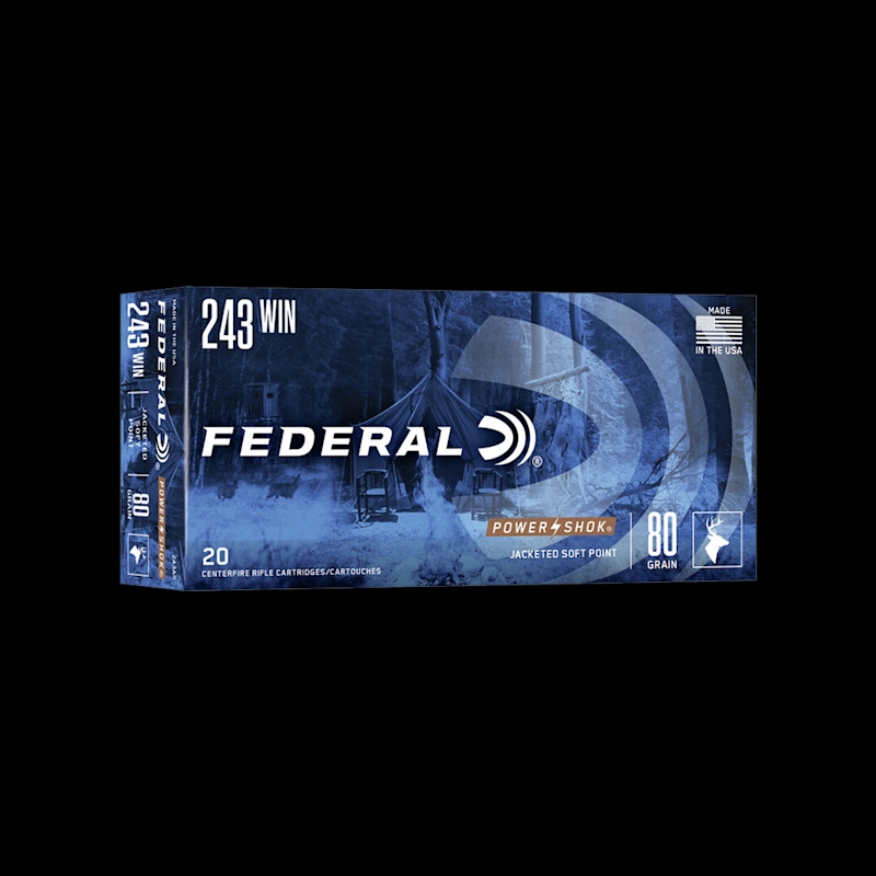 Federal Power Shok 243 Sp 80G - Image 1