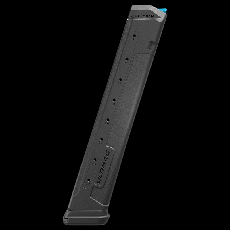 FAB Defense Ultimag Glock Magazine Black 32 Rounds - Image 1