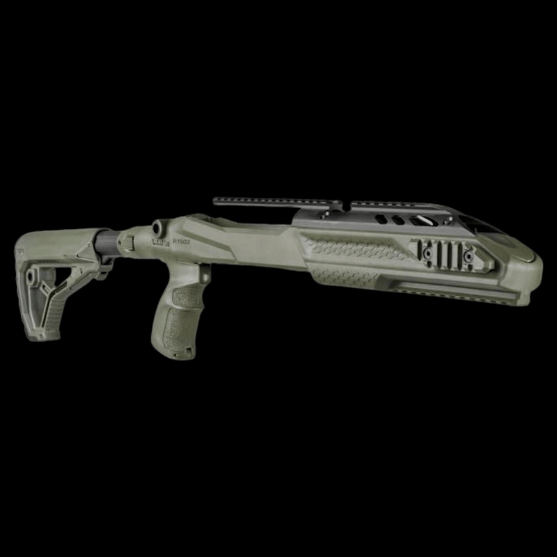 FAB Defense Ruger 10/22 M4 Collapsible Pro Stock Green - Image 1