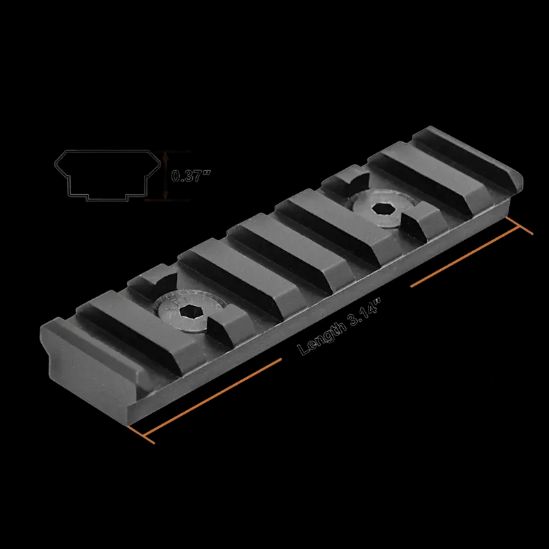 UTG PRO M-Lok Picatinney Rail Section  8 slot - Image 2