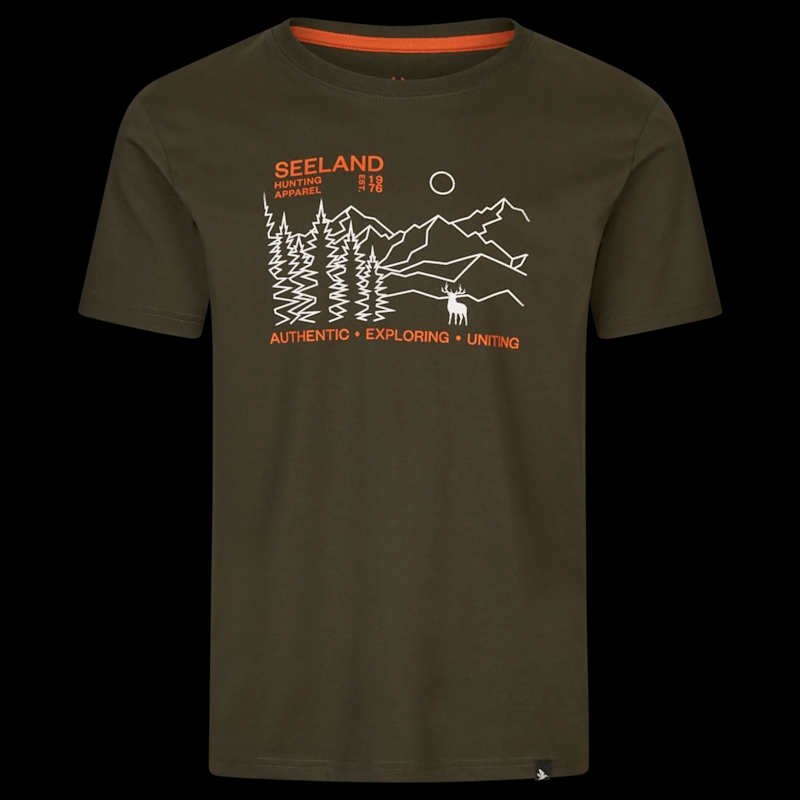 Seeland "Landscape" T-shirt Green XXL - Image 1