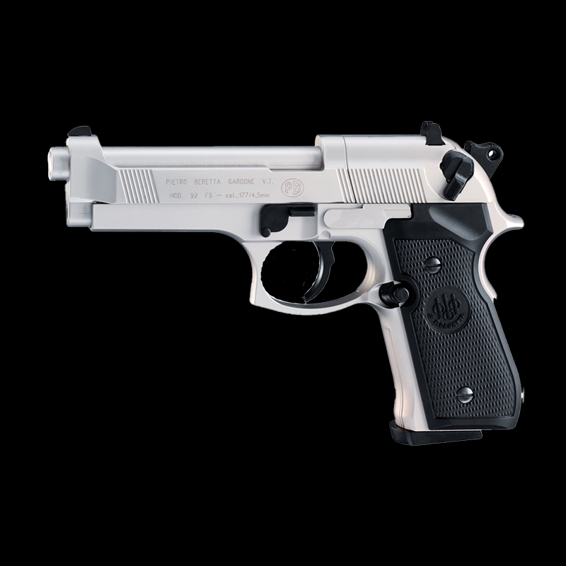 Umarex Beretta 92 FPS Air Pistol Nickel .177 - Image 1