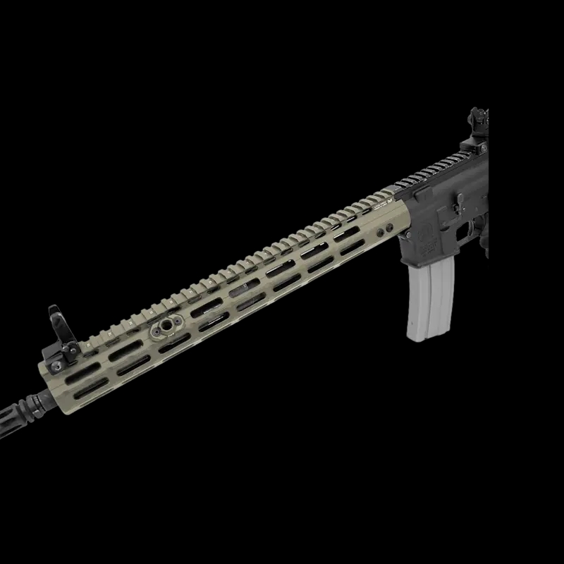 UTG PRO M-LOK AR15  Free Float Handguard, FDE Cerakote 15" - Image 2