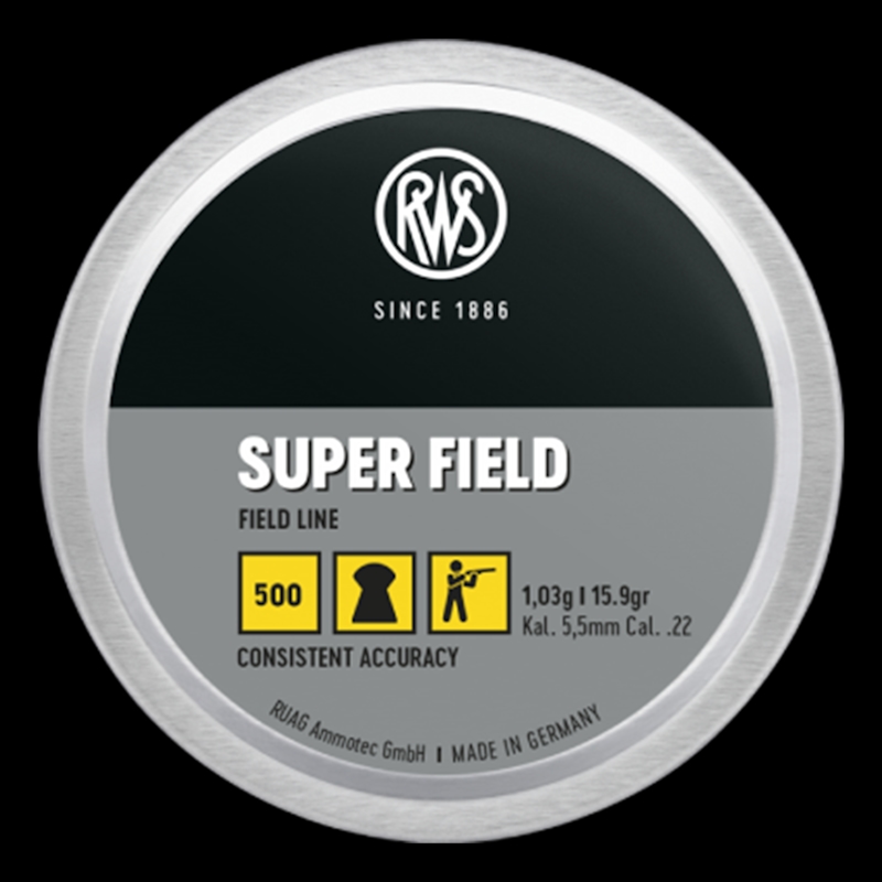 RWS Super Field .22 5.52 mm Pellets - Image 1