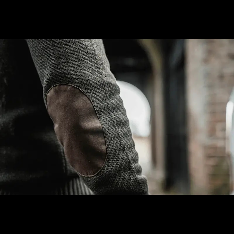 Seeland Haze Windbreaker Knit Dark Brown Medium - Image 3