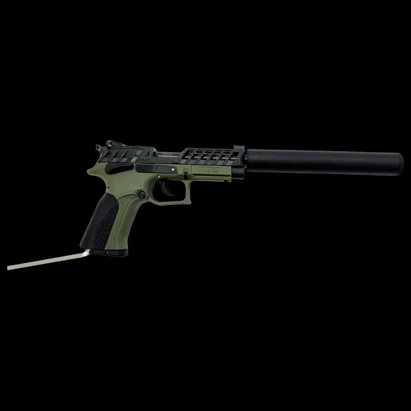 Grand Power K22 MK23 X-Trim 22LR Long Barrel Pistol Green - Image 1