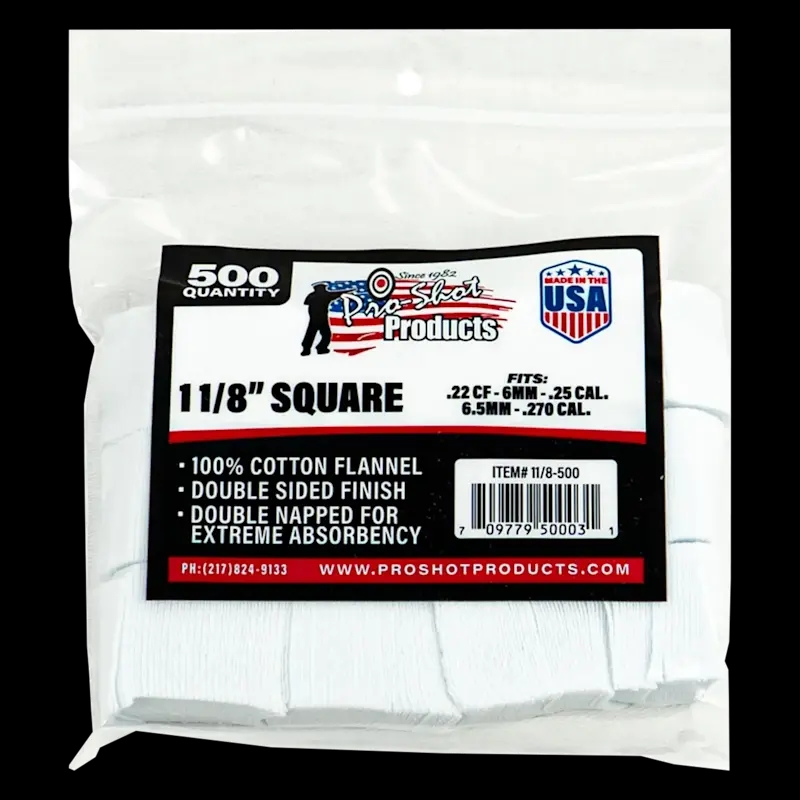 Pro-Shot Patch 22-270  1 1/8" Square (500) - Image 1