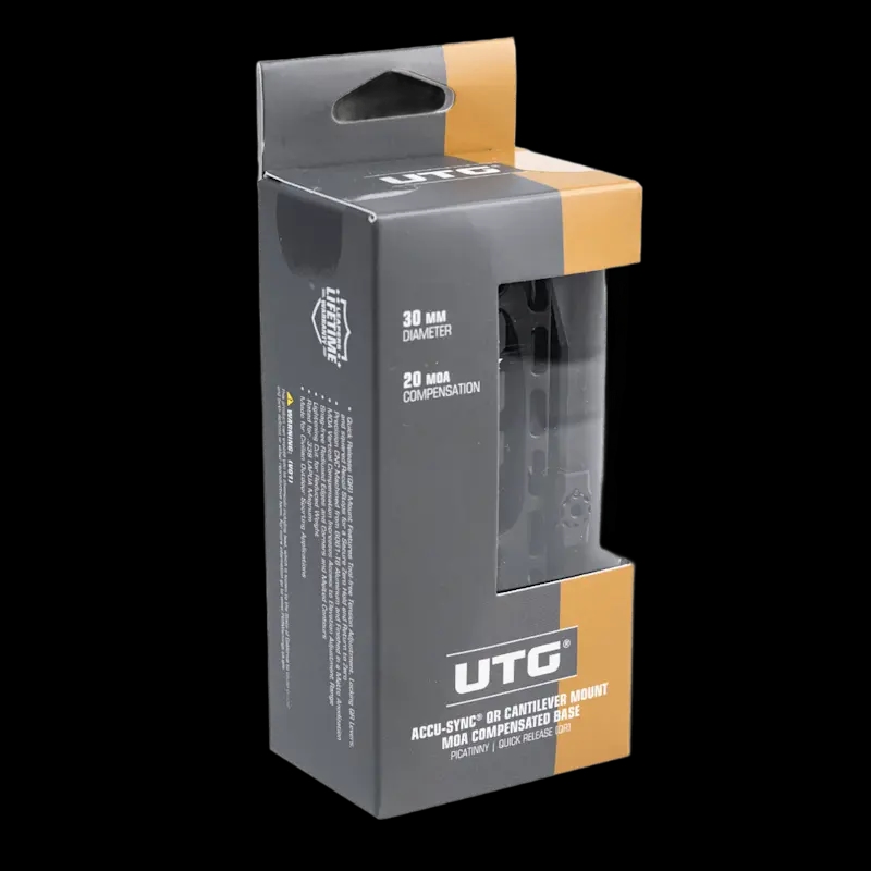 UTG Accu-Sync QR High Offset Mount (70mm)  20 MOA 30mm - Image 6