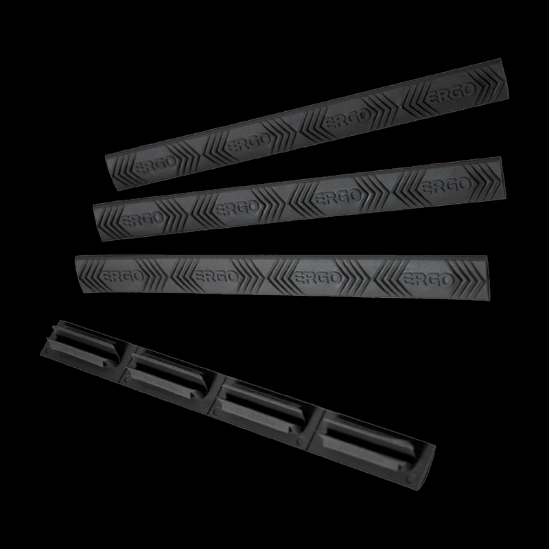 Ergo Modular Wedgelok Rail Covers M-Lok (4 Pack) Black - Image 1