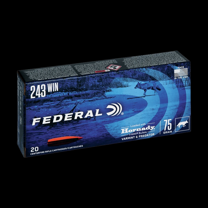 Federal V-Max Hunting 243 75G - Image 1