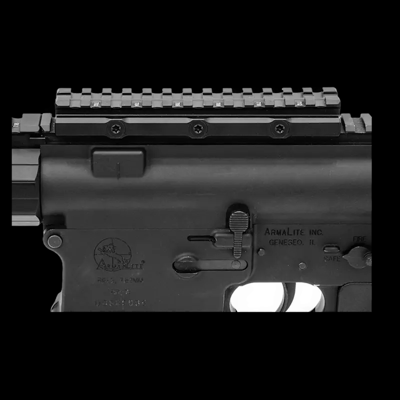 UTG Super Slim Picatinney Angled Riser Mount 13 slot 20 MOA - Image 2