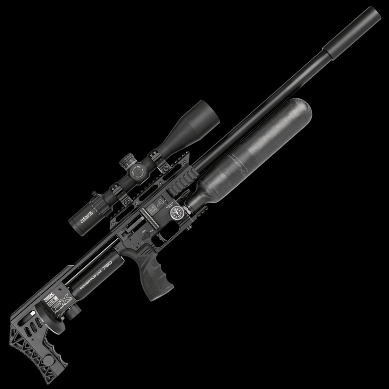 FX Impact M4 Black .22 FAC Sniper (700 mm) Air Rifle - Image 1
