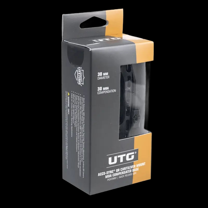 UTG Accu-Sync QR High Offset Mount (70mm)  30 MOA 30mm - Image 6