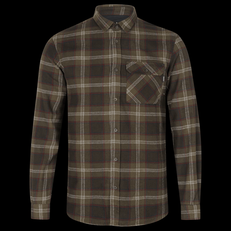 Seeland Glen Flannel Shirt Pine Green XXL - Image 1