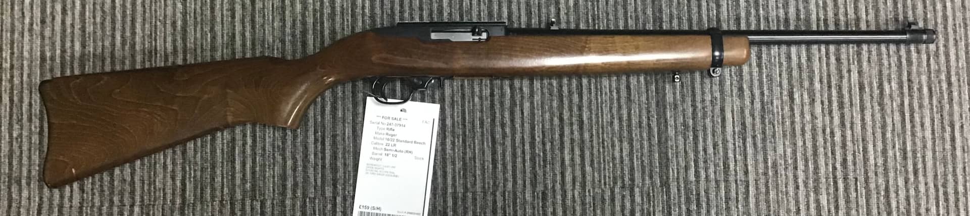 Ruger .22 LR 10/22 Standard Beech thumbnail 2