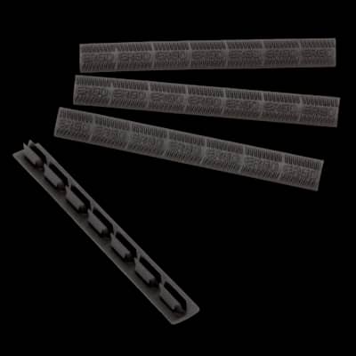 Ergo Modular Wedgelok Rail Covers KeyMod 7 slot (4 Pack) Black