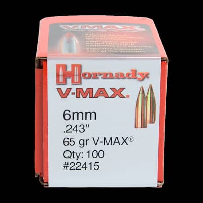 Hornady 6mm 65gr V-Max (100)