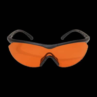 Fastlink Shooting Glasses Black Frame/Amber