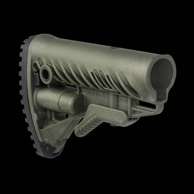 FAB Defense GLR16 AR15 Buttstock Green