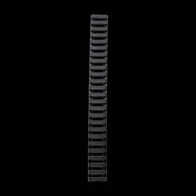 Ergo 25 Slot Low Profile Ladder Rail Covers (3 Pack) Black
