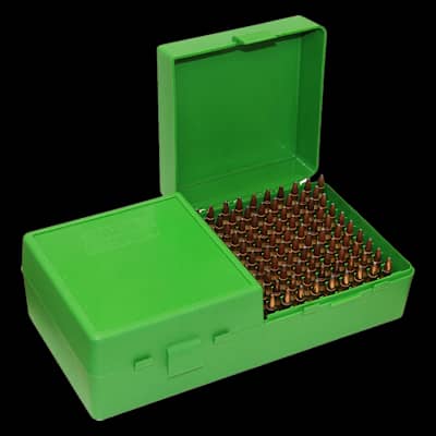MTM Small Centrefire Plastic Box (100)