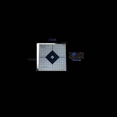 Tom's Targets Thermal Zeroing target 150mm x 150mm