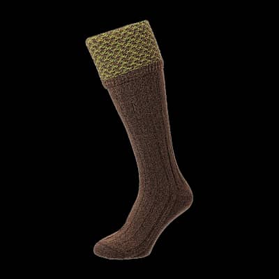 Hatfield Honeycomb Shooting Socks Conker