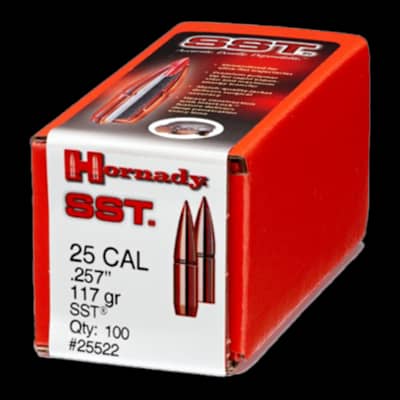 Hornady SST Interlock Bullets 25/.257 117gr