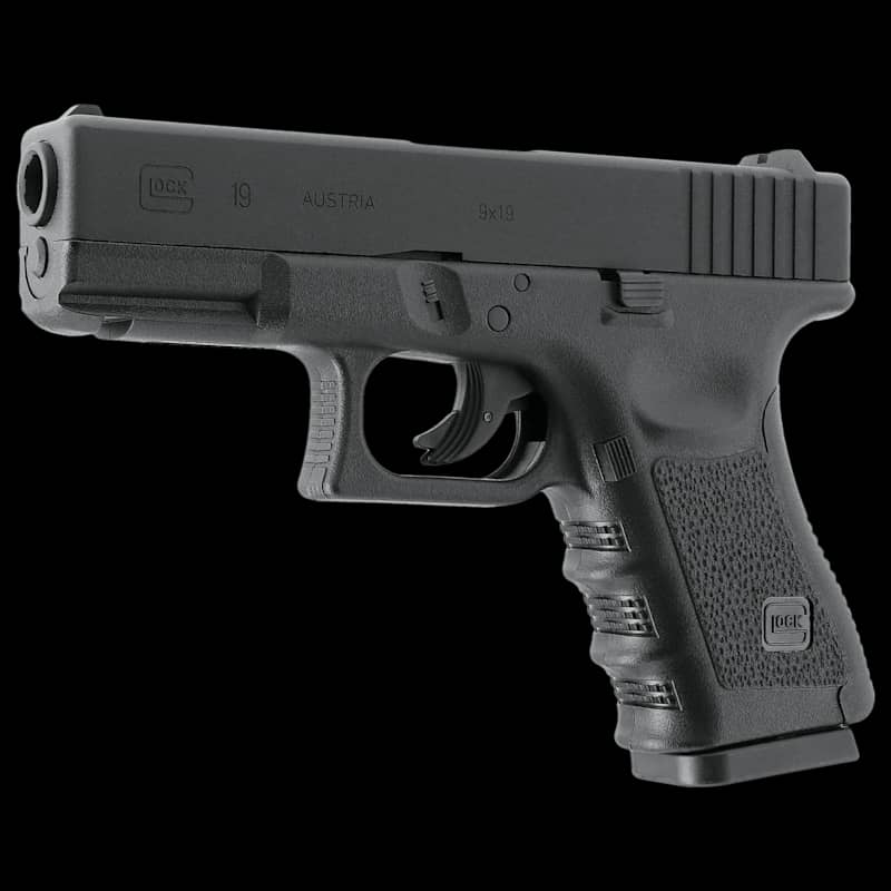Umarex Glock 19 4.5 mm BB Air Pistol Gen 4 Non-Blowback Black - Image 2